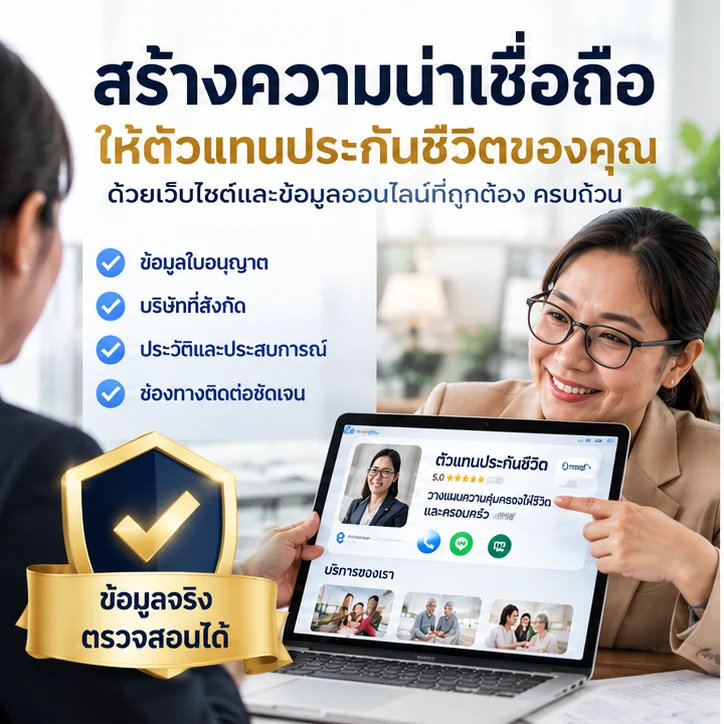 ภาพจำลอง: ข้อมูลที่ช่วยสร้างความน่าเชื่อถือ